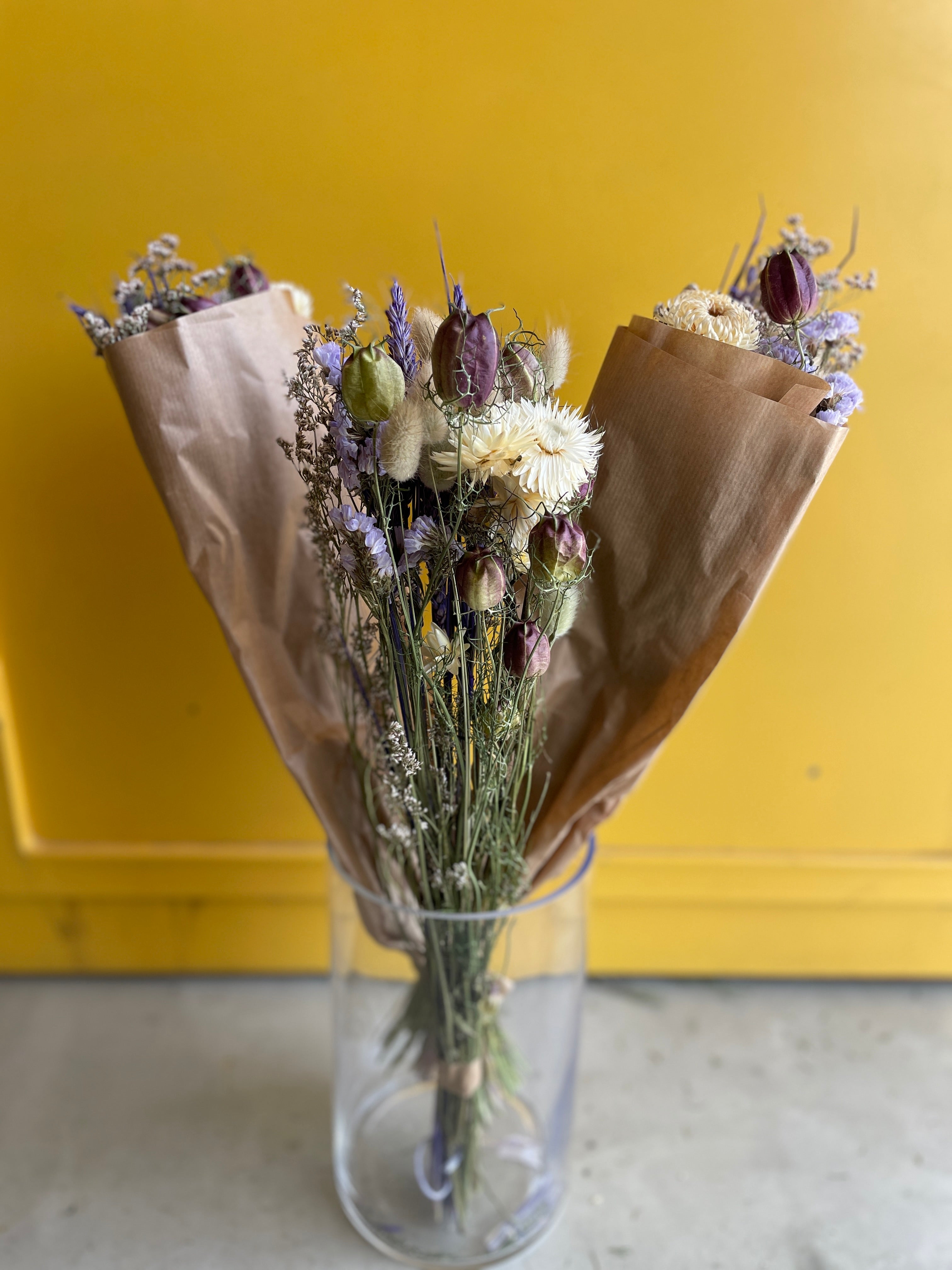 PRESERVED FLOWERS purple