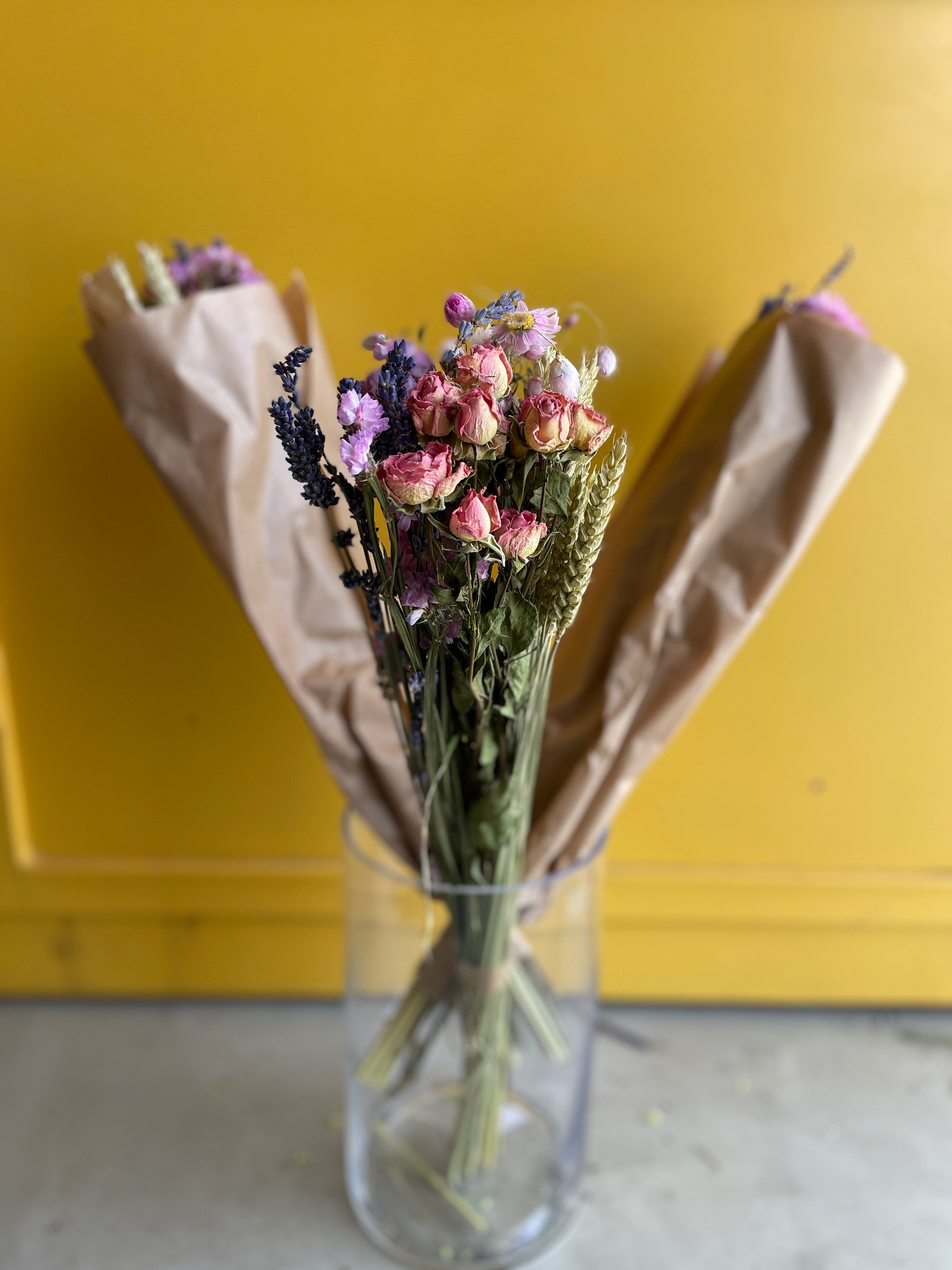 PRESERVED FLOWERS pink