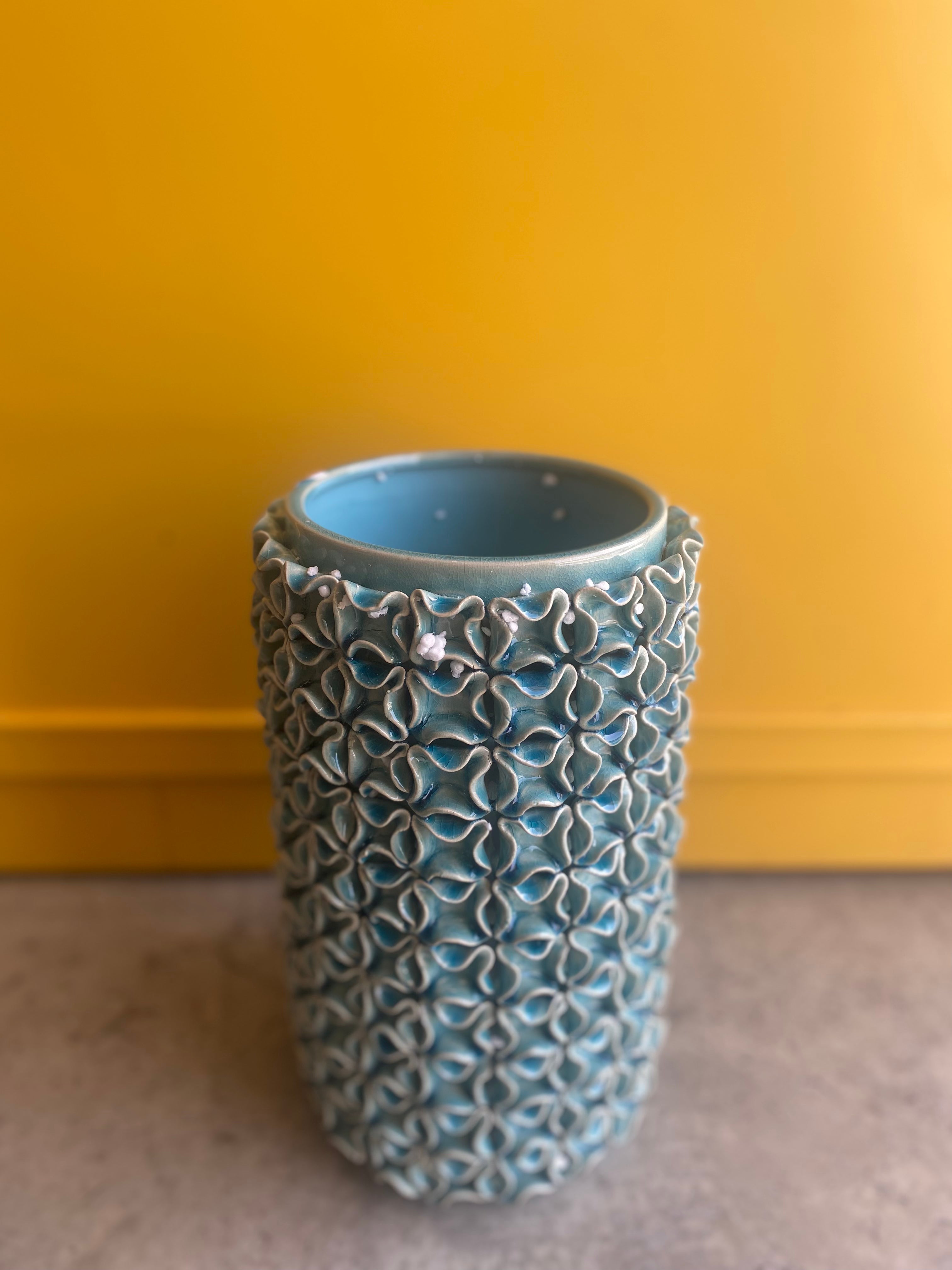 Vase Ceramic Blue فازا